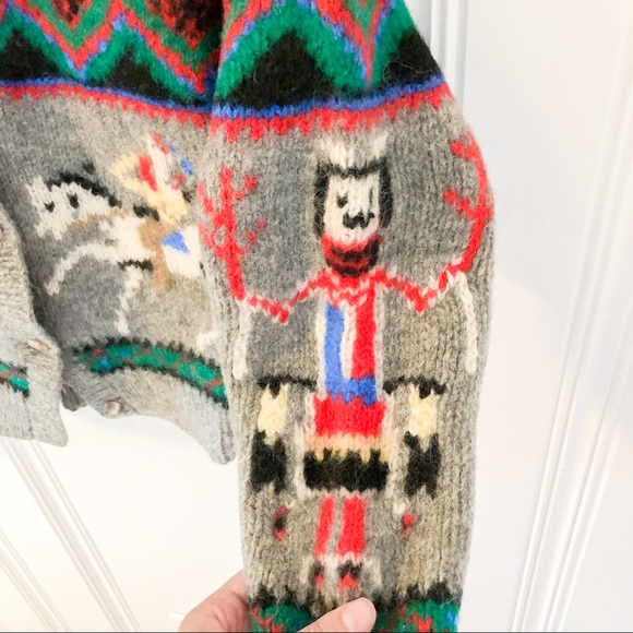 Vintage Native American Knit Wool Sweater - Picture 6 of 9